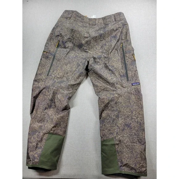 Patagonia Powder Town Mens Pants Size XXL Basin Green Ski Snowboard Trousers NEW - Picture 13 of 16